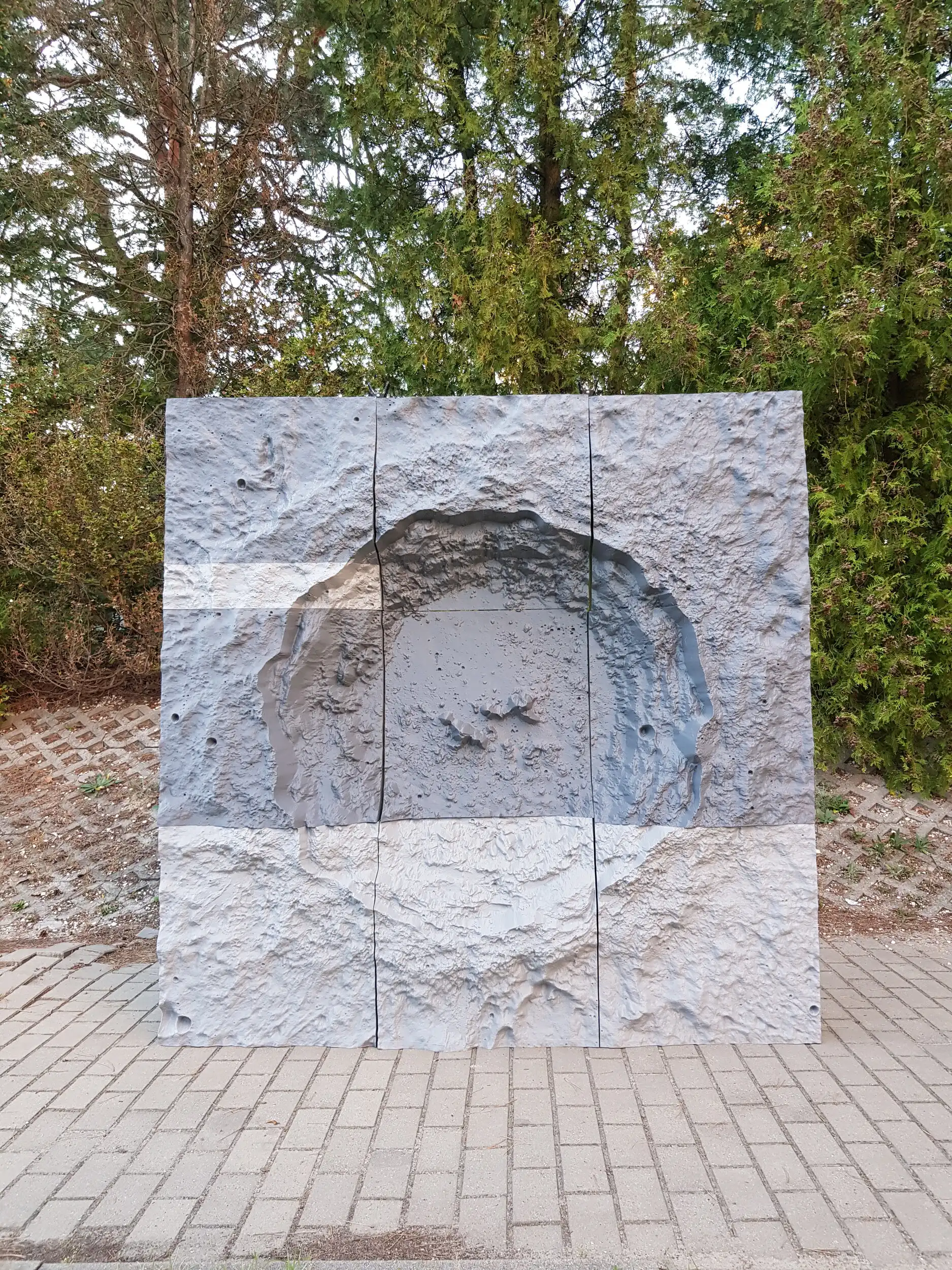 Panel reliefowy krateru Kopernik