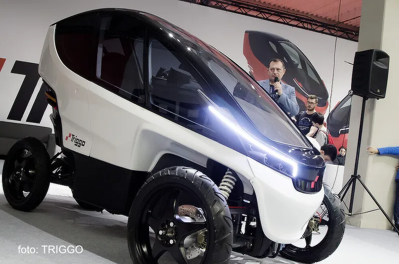 Prototyp pojazdu Triggo drukowany w 3D